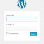 WordPress Login Screen