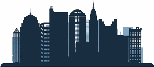 Silhouette of the Ohio skyline representing managed WordPress hosting in Ohio.