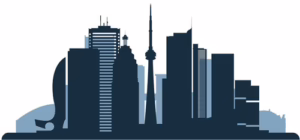 Toronto skyline silhouette representing managed WordPress hosting in Toronto.