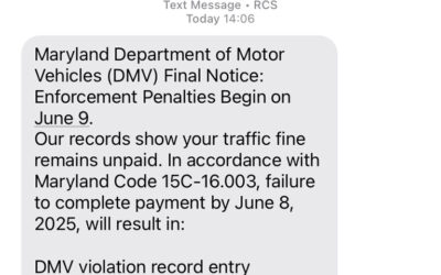 Fake Maryland DMV Text Scam Uses Fear to Trick Drivers – What to Know