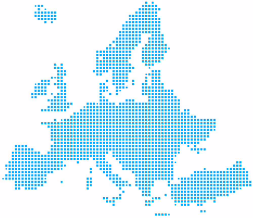 Managed WordPress hosting in Europe locations map showing server infrastructure across European countries and cities<br />
