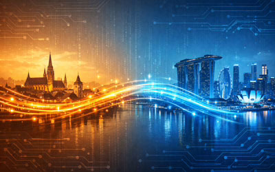 EU-Singapore Trade Agreement connecting European and Singapore digital markets with data streams